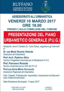 locandina presentazione PUG